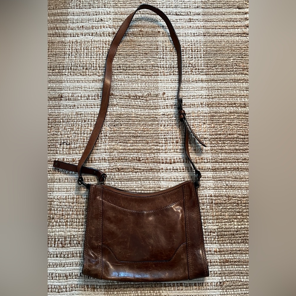 Frye Cognac Leather Purse